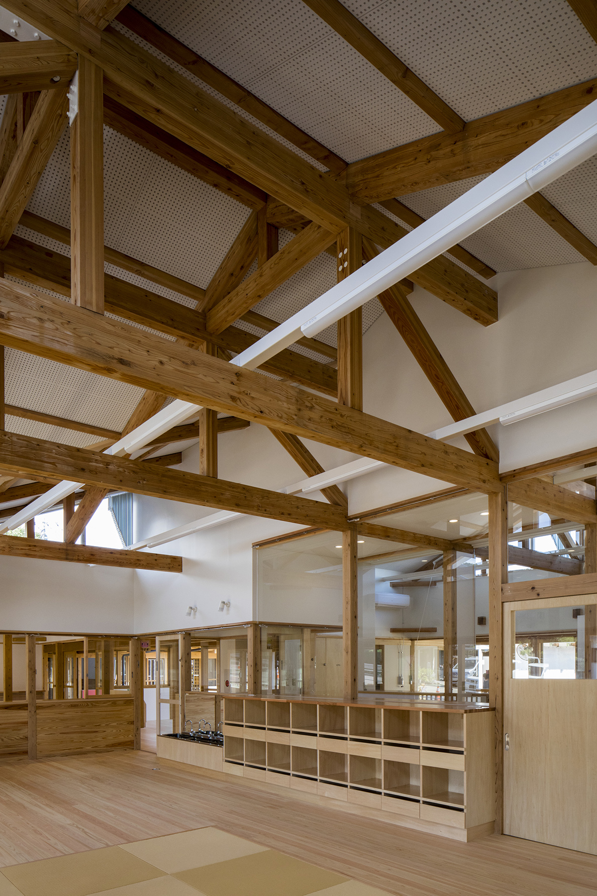 hitachi city hanayama certified child center by mikami architects