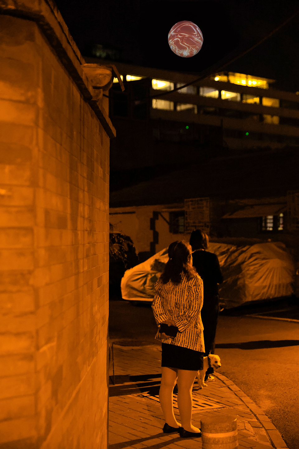 mad envisions an art installation not moon for 2021 beijing design week