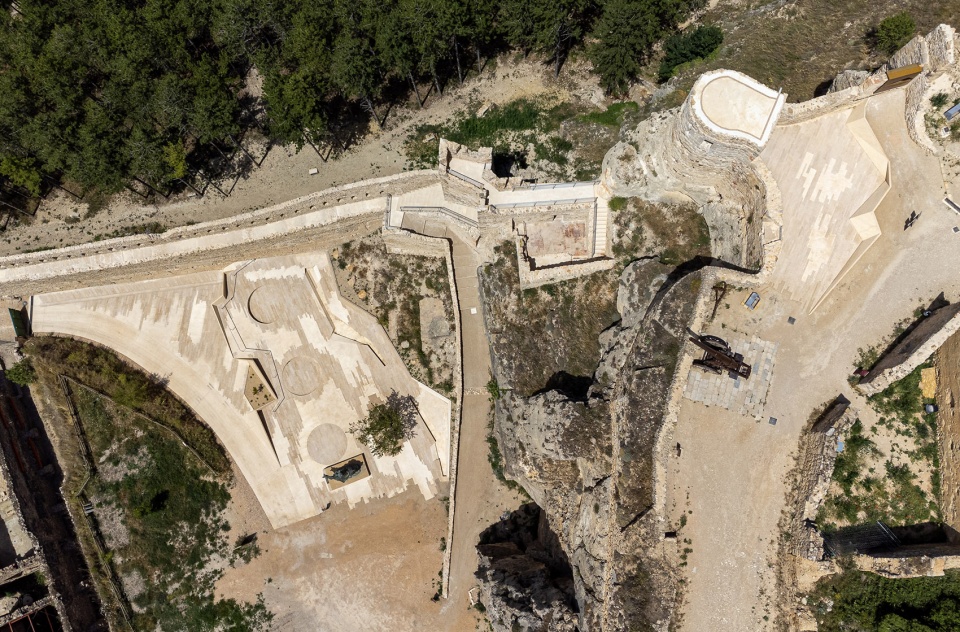 Consolidation and restoration in the area of Sant Francesc and La Pardala in Morella Castle Spain by Carquero Arquitectura