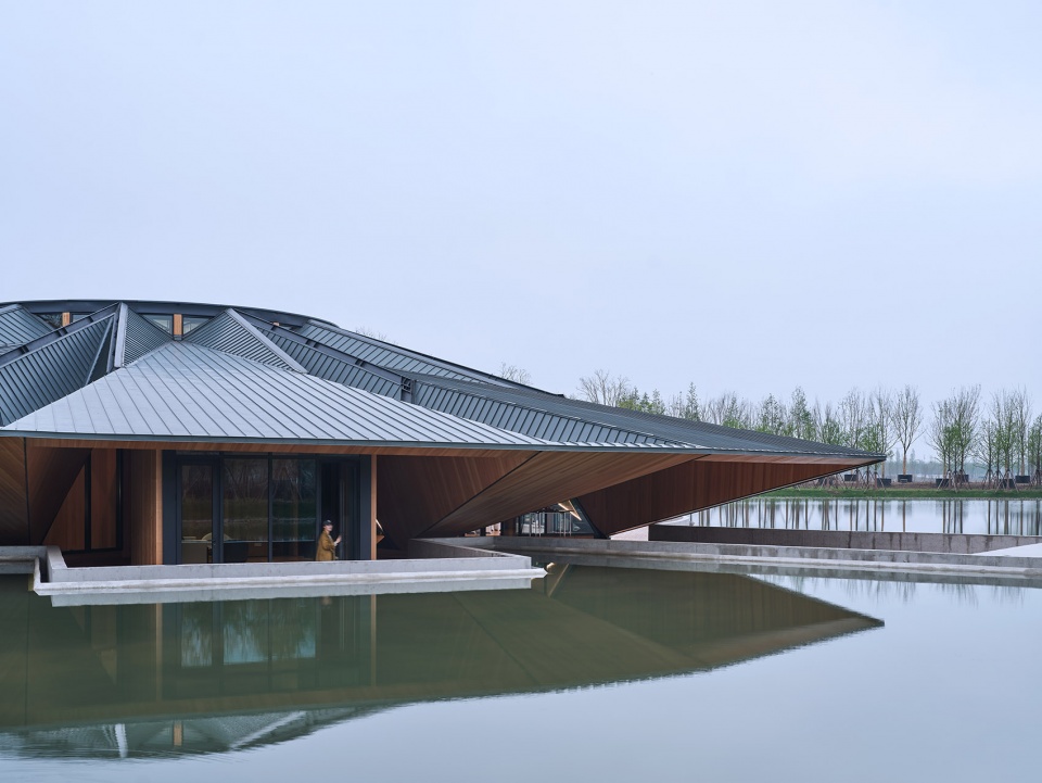 dongfeng parlor water exhibition center china by tjad original design studio
