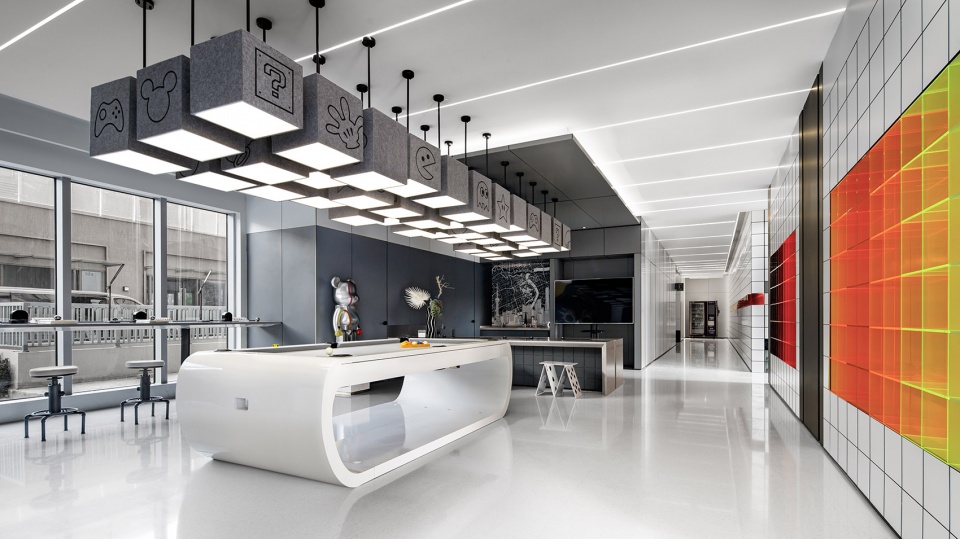 jun yu apartment lobby design by mod