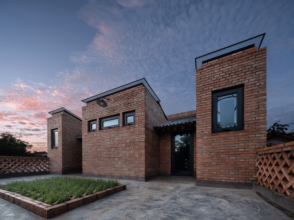 red brick dwellings in ezi village china by general institute of design and research of xian university of architecture science and techn...