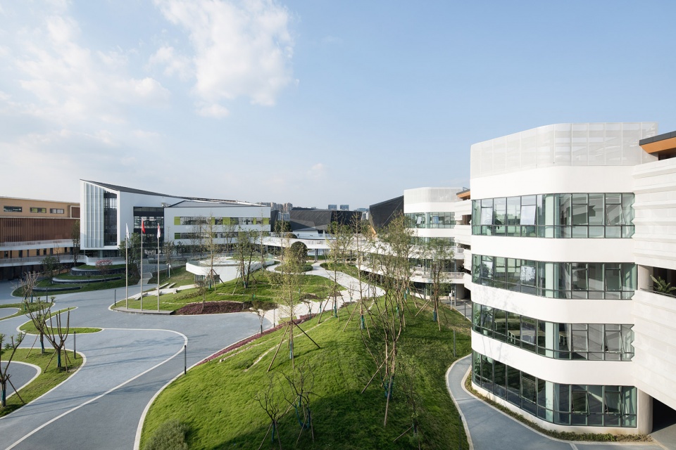 chengdu montpellier primary school extension design china by cswadi