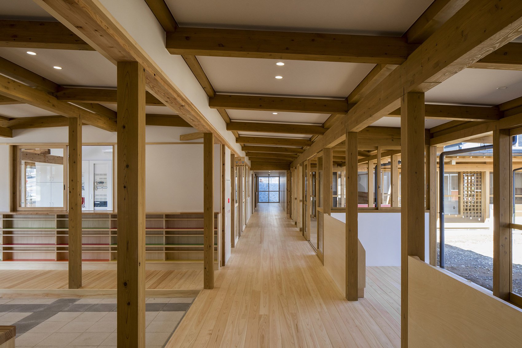 hitachi city hanayama certified child center by mikami architects