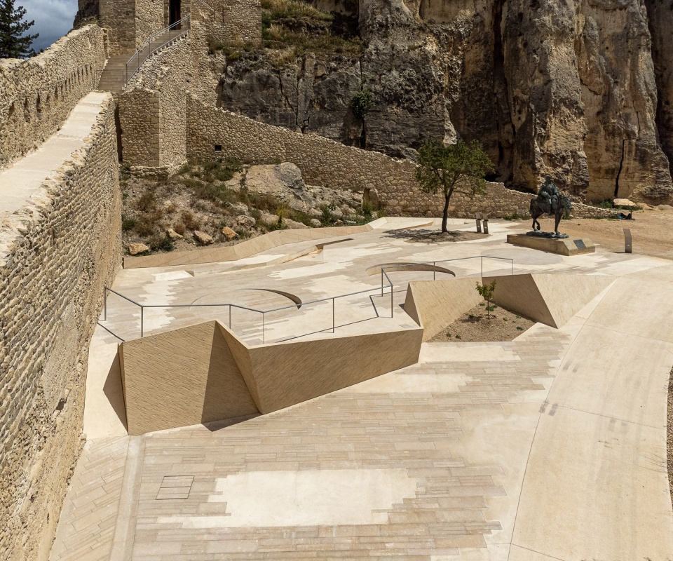 Consolidation and restoration in the area of Sant Francesc and La Pardala in Morella Castle Spain by Carquero Arquitectura