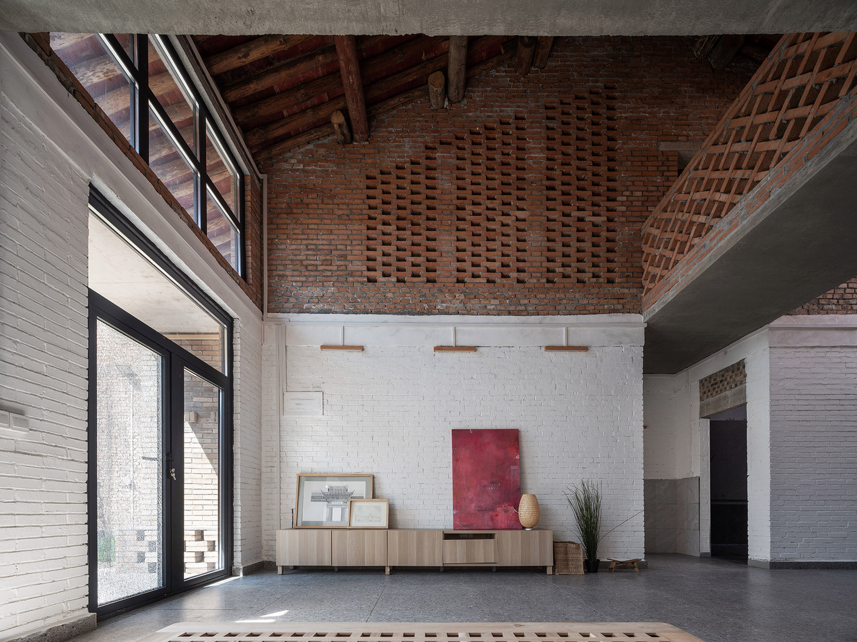 Red Brick Dwellings in Ezi Village, China by General Institute of