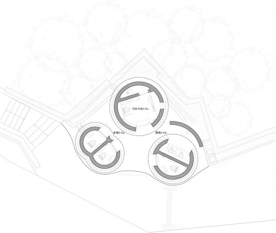 yoyogi hachiman public toilet by toyo ito associates architects