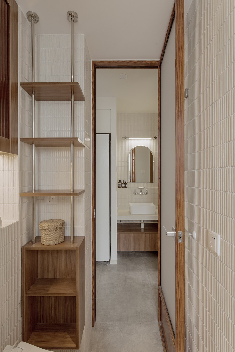 The Wedging of Stainless Steel 65 apartment interior design by QISI DESIGN