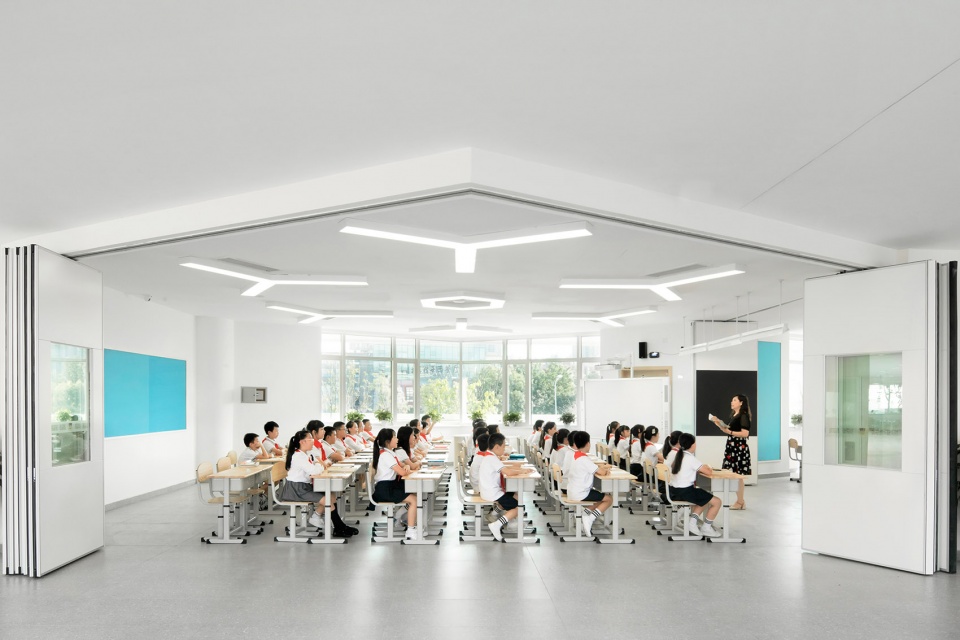 chengdu montpellier primary school extension design china by cswadi