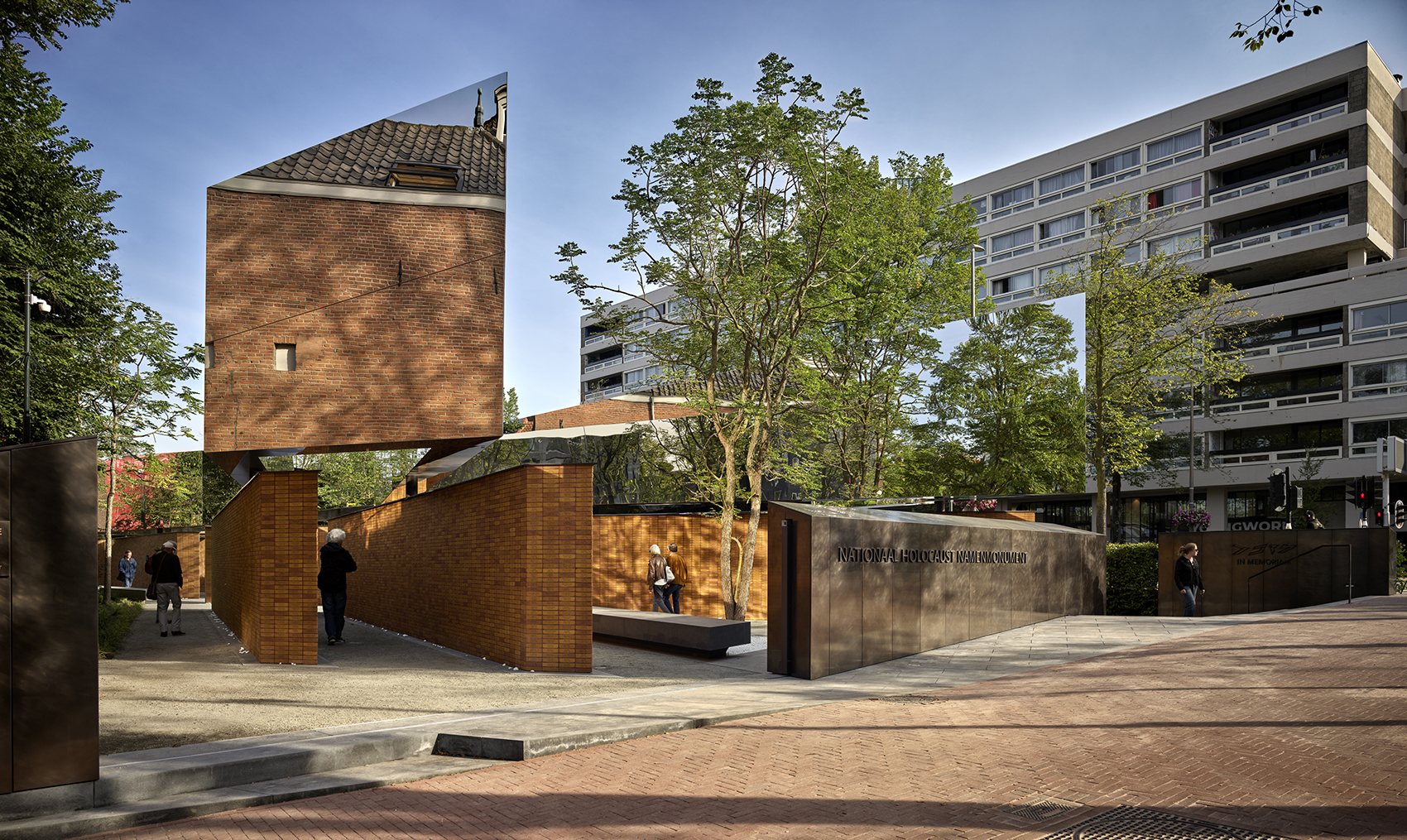 national holocaust names memorial by studio libeskind