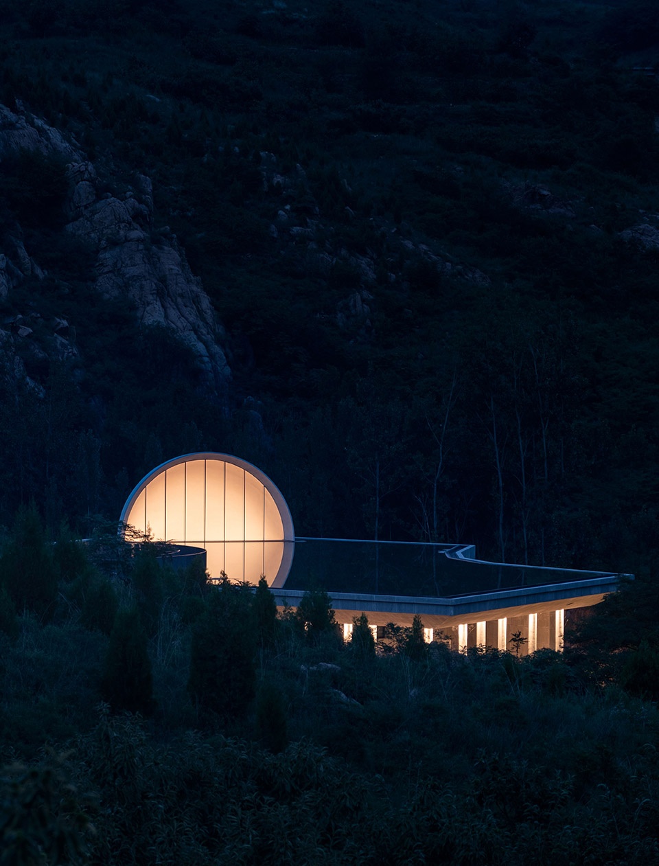 taians ceremony hall the hometown moon china by syn architects
