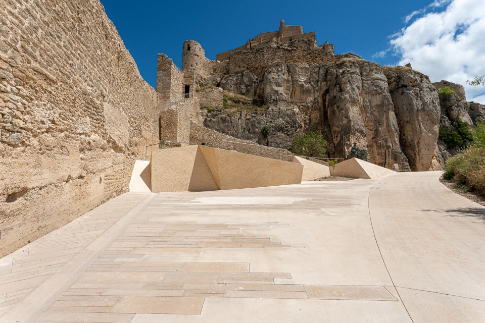 Consolidation and restoration in the area of Sant Francesc and La Pardala in Morella Castle Spain by Carquero Arquitectura