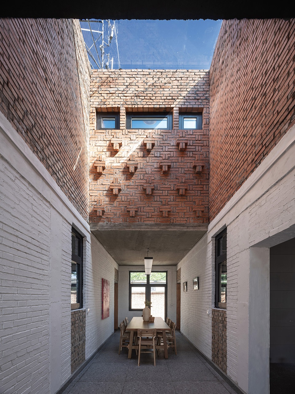 red brick dwellings in ezi village china by general institute of design and research of xian university of architecture science and techn...