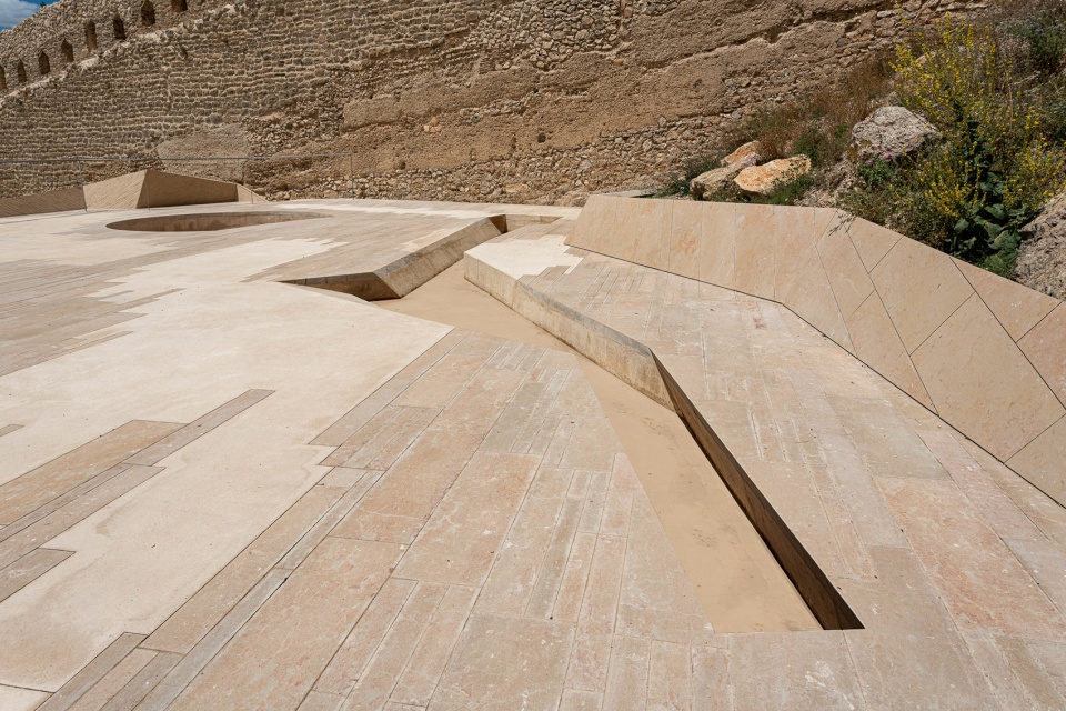 Consolidation and restoration in the area of Sant Francesc and La Pardala in Morella Castle Spain by Carquero Arquitectura