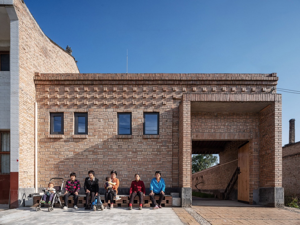 red brick dwellings in ezi village china by general institute of design and research of xian university of architecture science and techn...