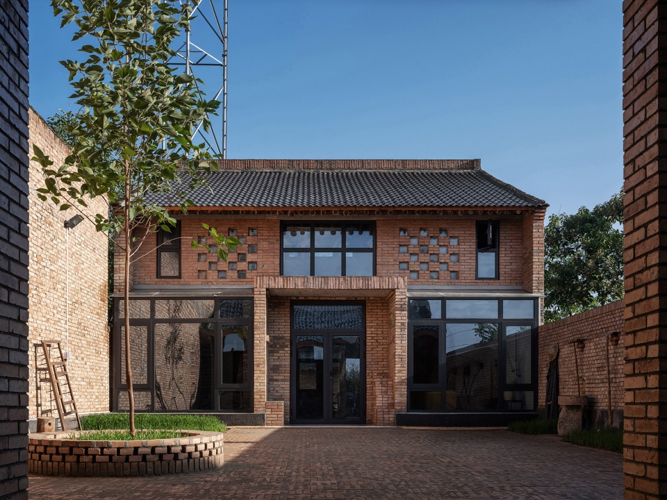 red brick dwellings in ezi village china by general institute of design and research of xian university of architecture science and techn...