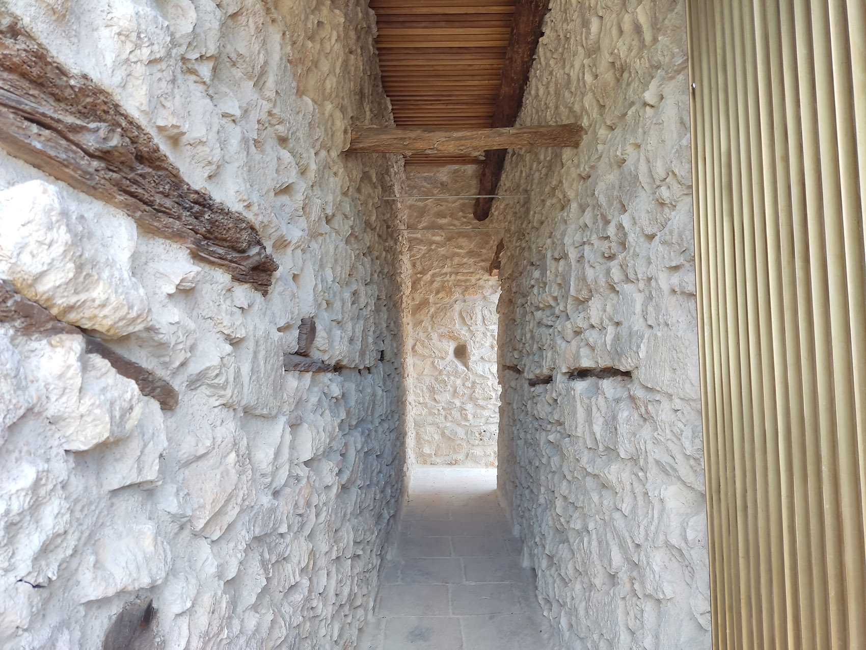 Consolidation and restoration in the area of Sant Francesc and La Pardala in Morella Castle Spain by Carquero Arquitectura