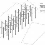 Murs à pêches游泳池前院景观装置，法国 / Collective Parenthèse