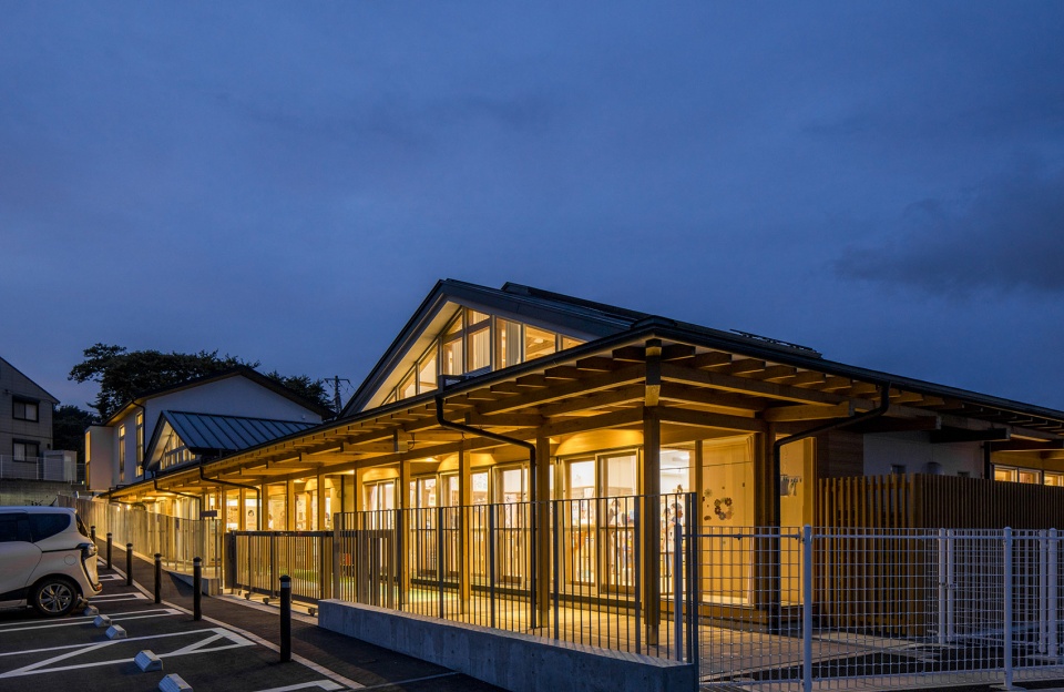 hitachi city hanayama certified child center by mikami architects