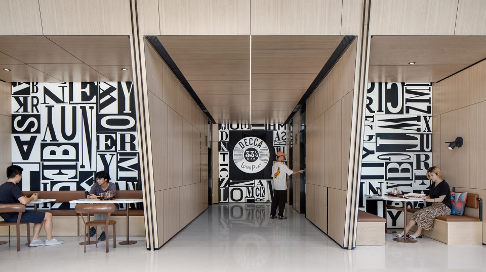 jun yu apartment lobby design by mod