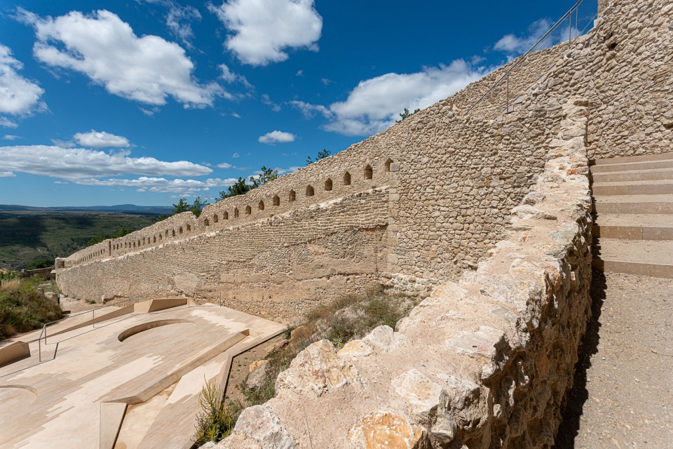 Consolidation and restoration in the area of Sant Francesc and La Pardala in Morella Castle Spain by Carquero Arquitectura