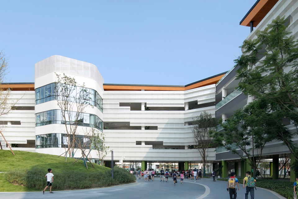 chengdu montpellier primary school extension design china by cswadi