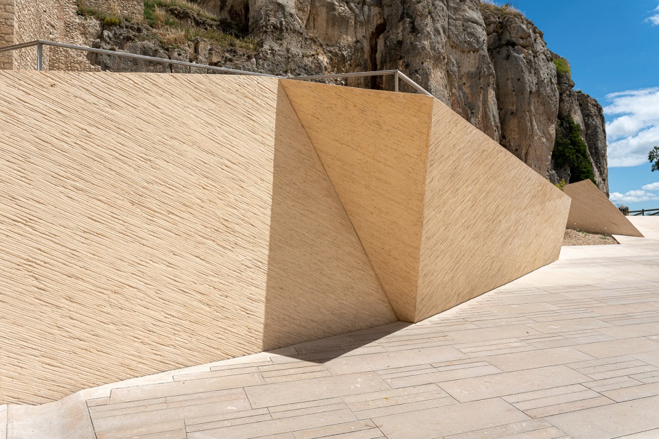 Consolidation and restoration in the area of Sant Francesc and La Pardala in Morella Castle Spain by Carquero Arquitectura