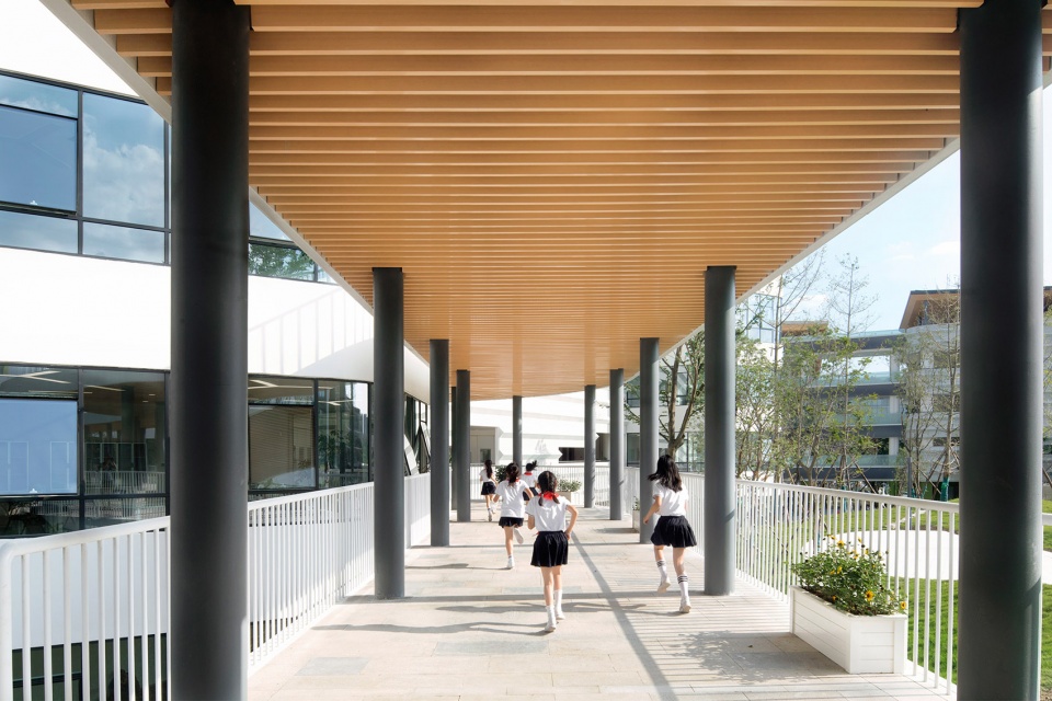 chengdu montpellier primary school extension design china by cswadi