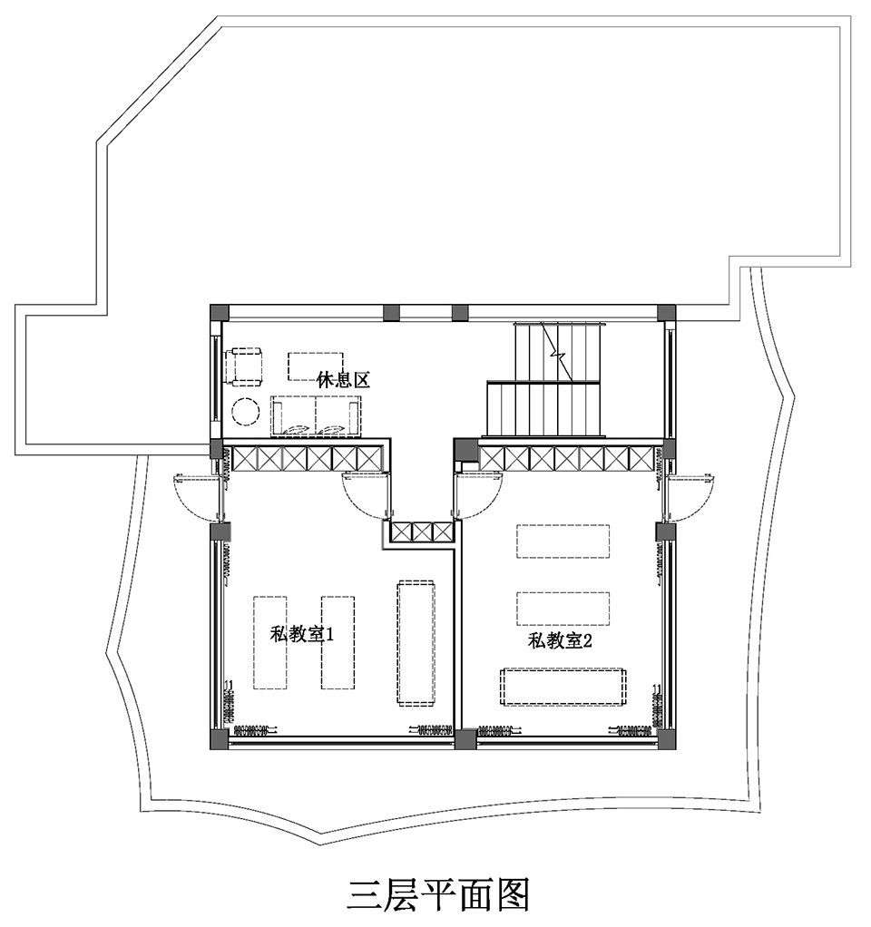 Met Yoga studio China by Fine Arch design studio