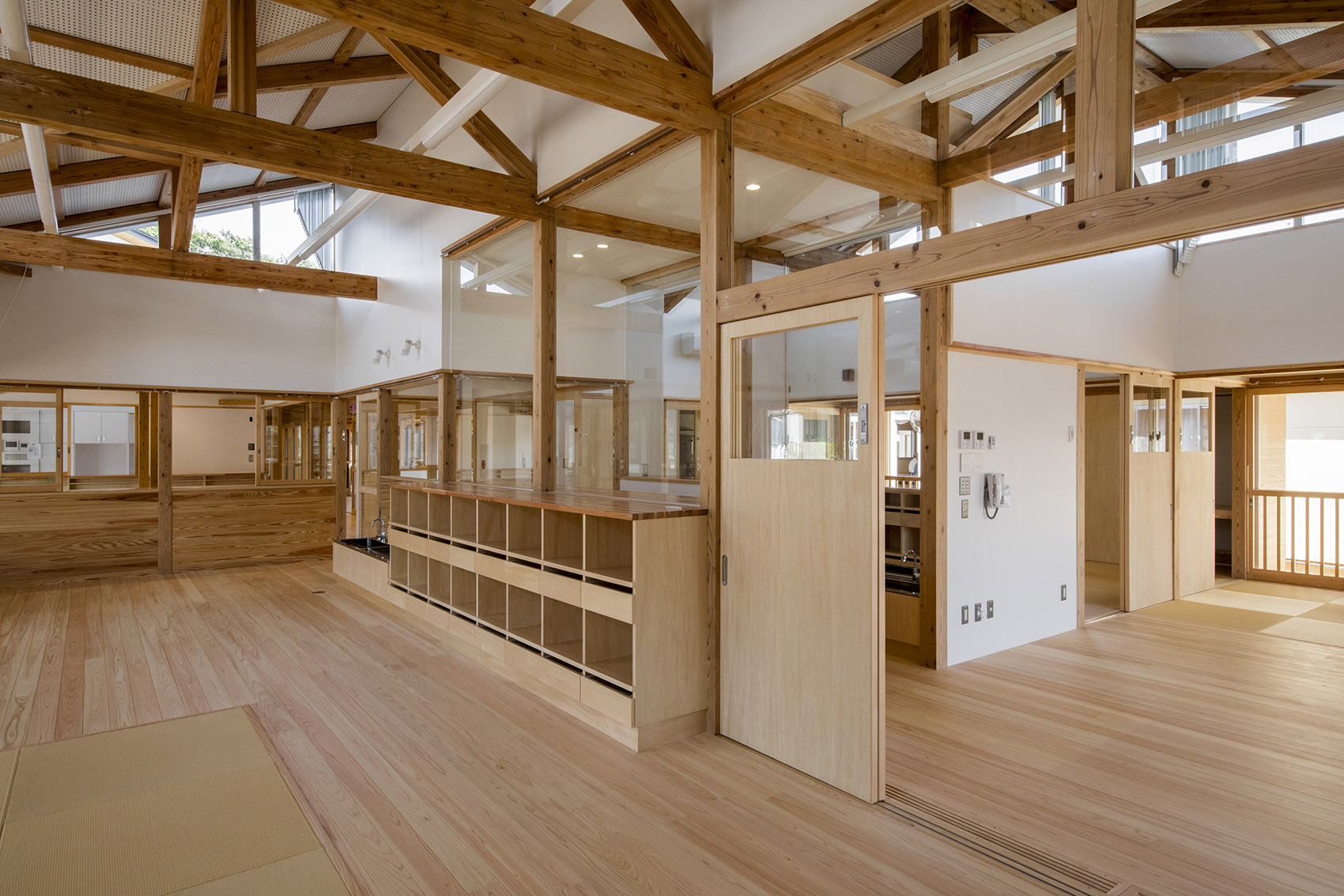 hitachi city hanayama certified child center by mikami architects