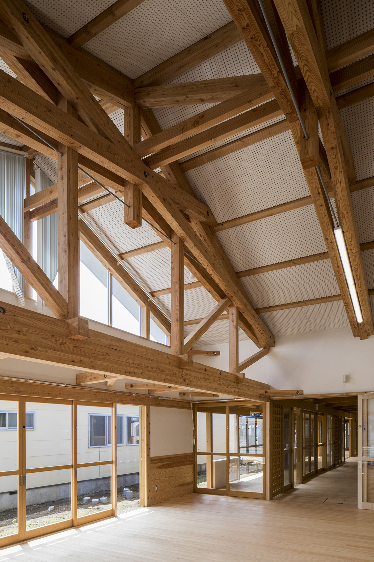 hitachi city hanayama certified child center by mikami architects