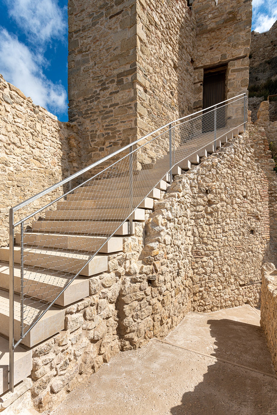 Consolidation and restoration in the area of Sant Francesc and La Pardala in Morella Castle Spain by Carquero Arquitectura