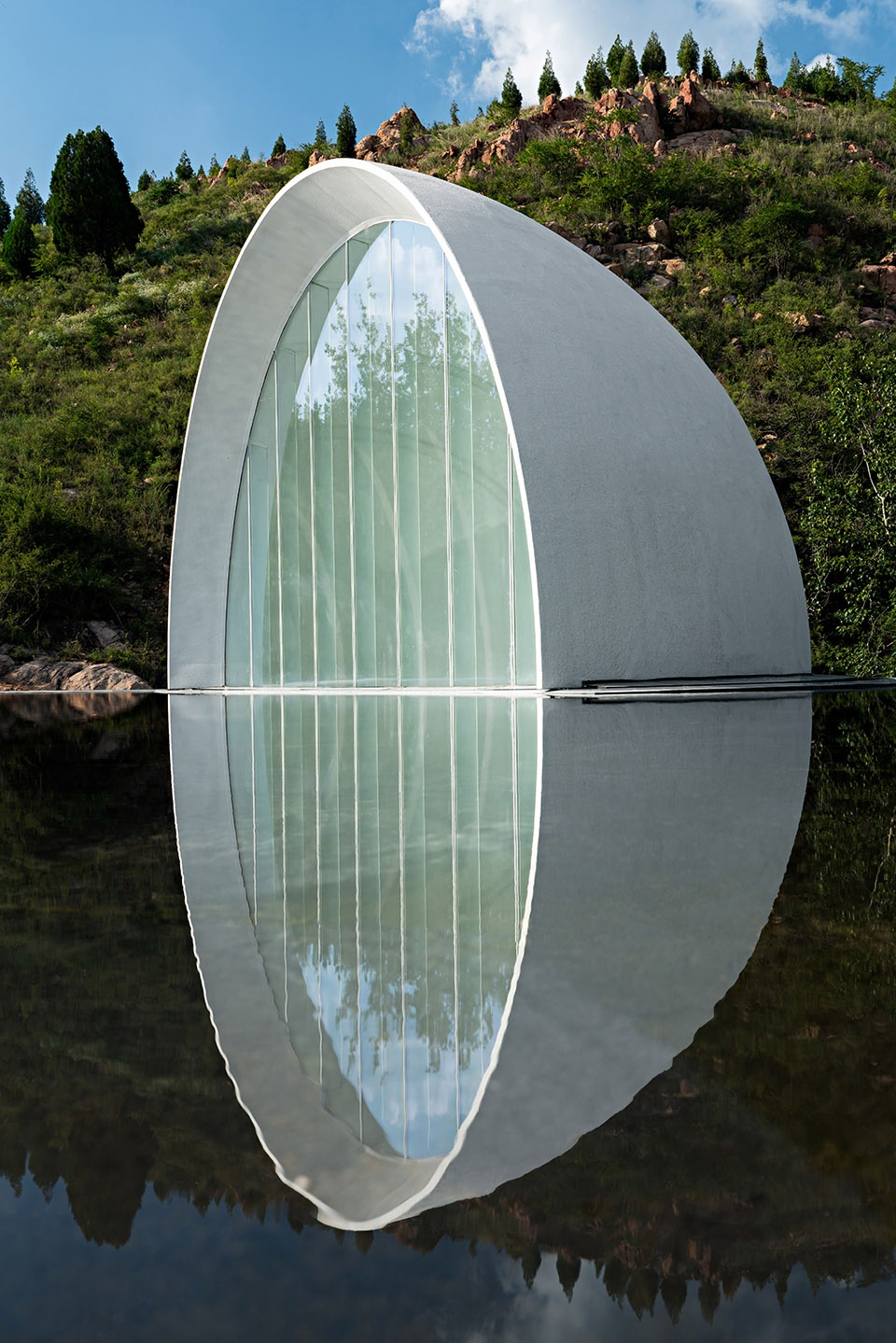taians ceremony hall the hometown moon china by syn architects