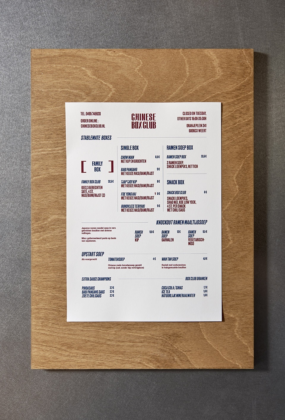 gooood archive menu design for eateries