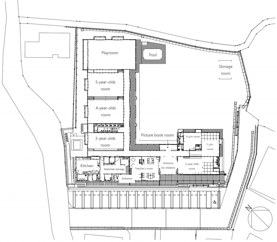 hitachi city hanayama certified child center by mikami architects
