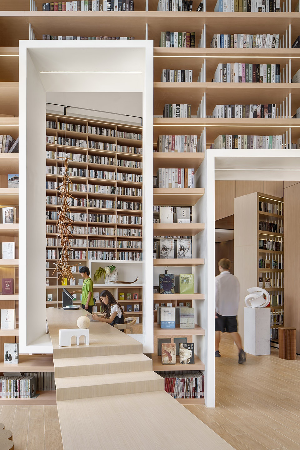 jun yu apartment lobby design by mod