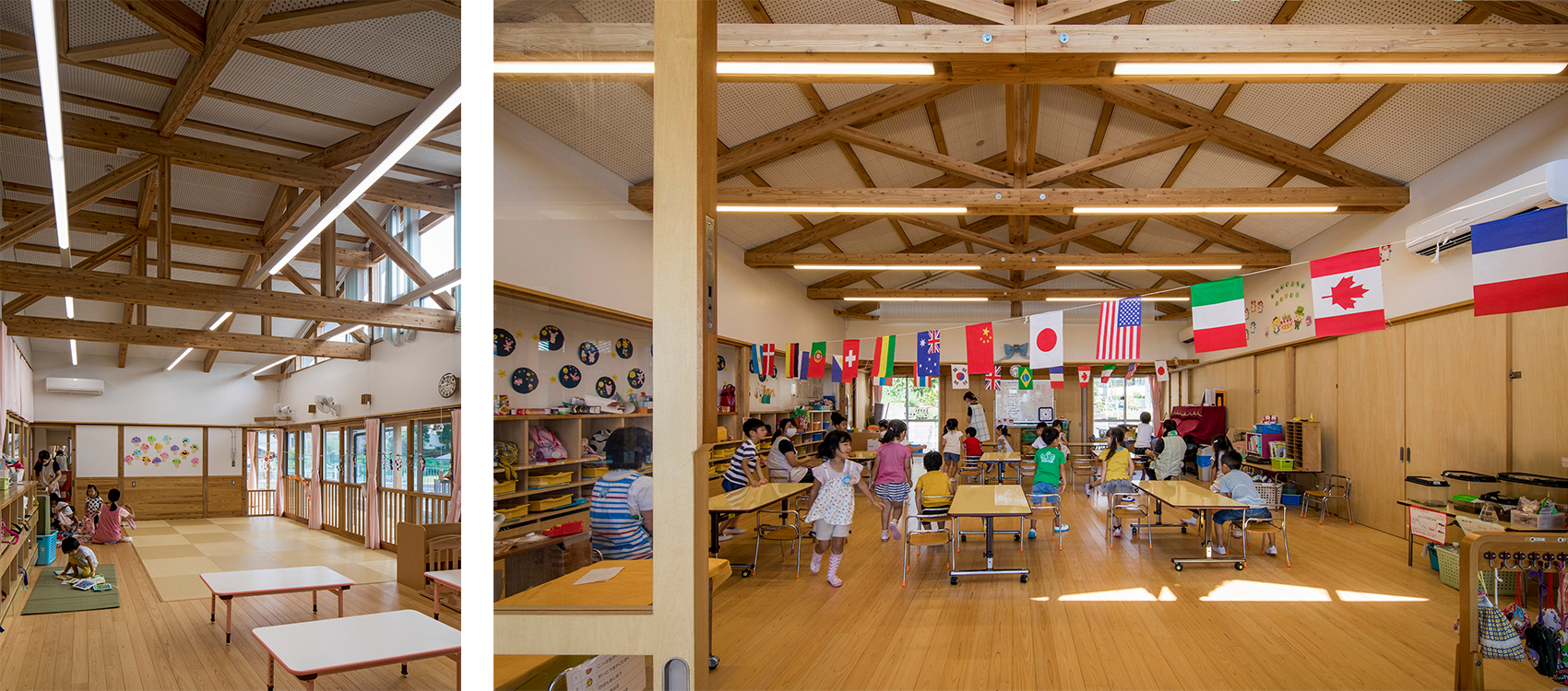 hitachi city hanayama certified child center by mikami architects