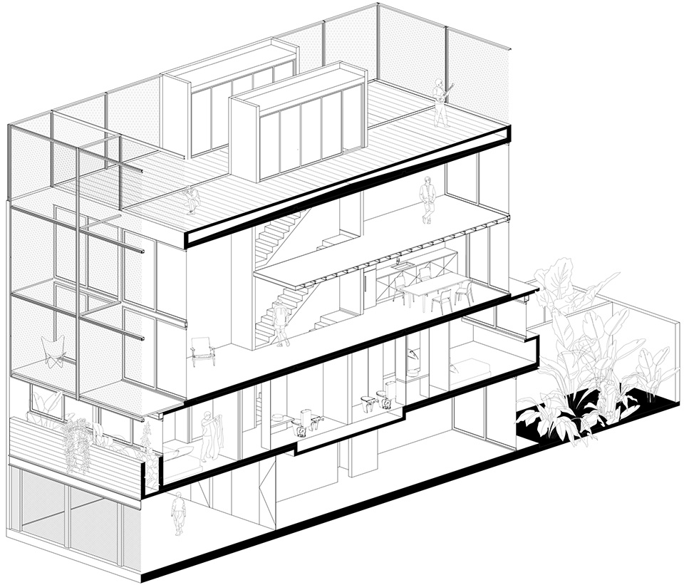 triptico building by mariela marchisio cristian nanzer german margherit