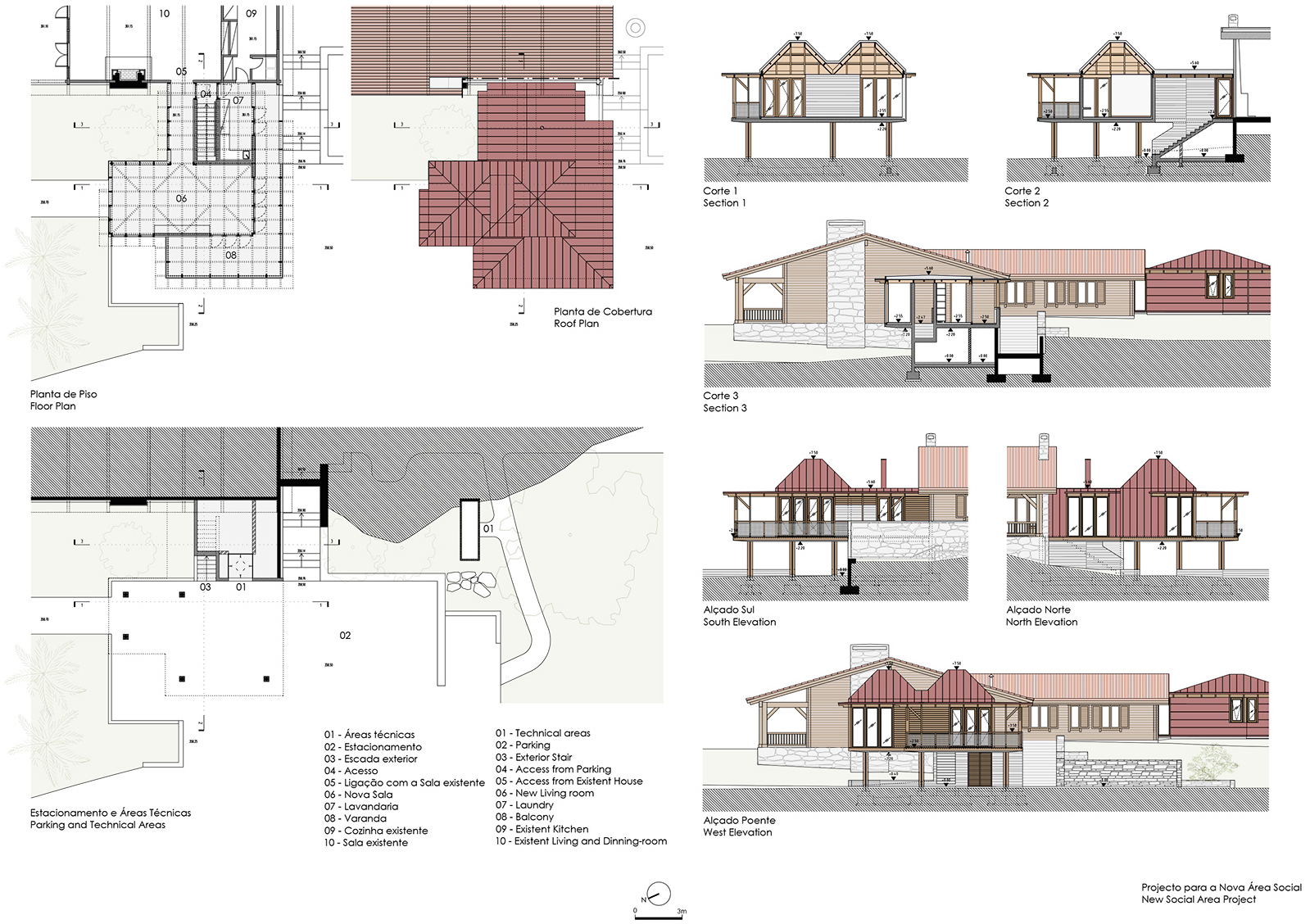 barrocas homestead main house expansion and pavilion by carlos castanheira
