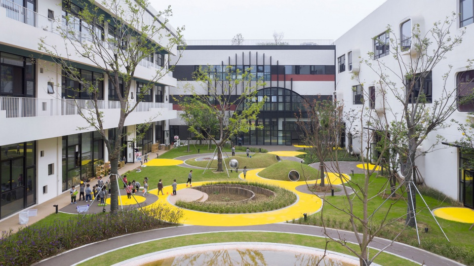 tianyou experimental primary school and kindergarten suzhou china by bau