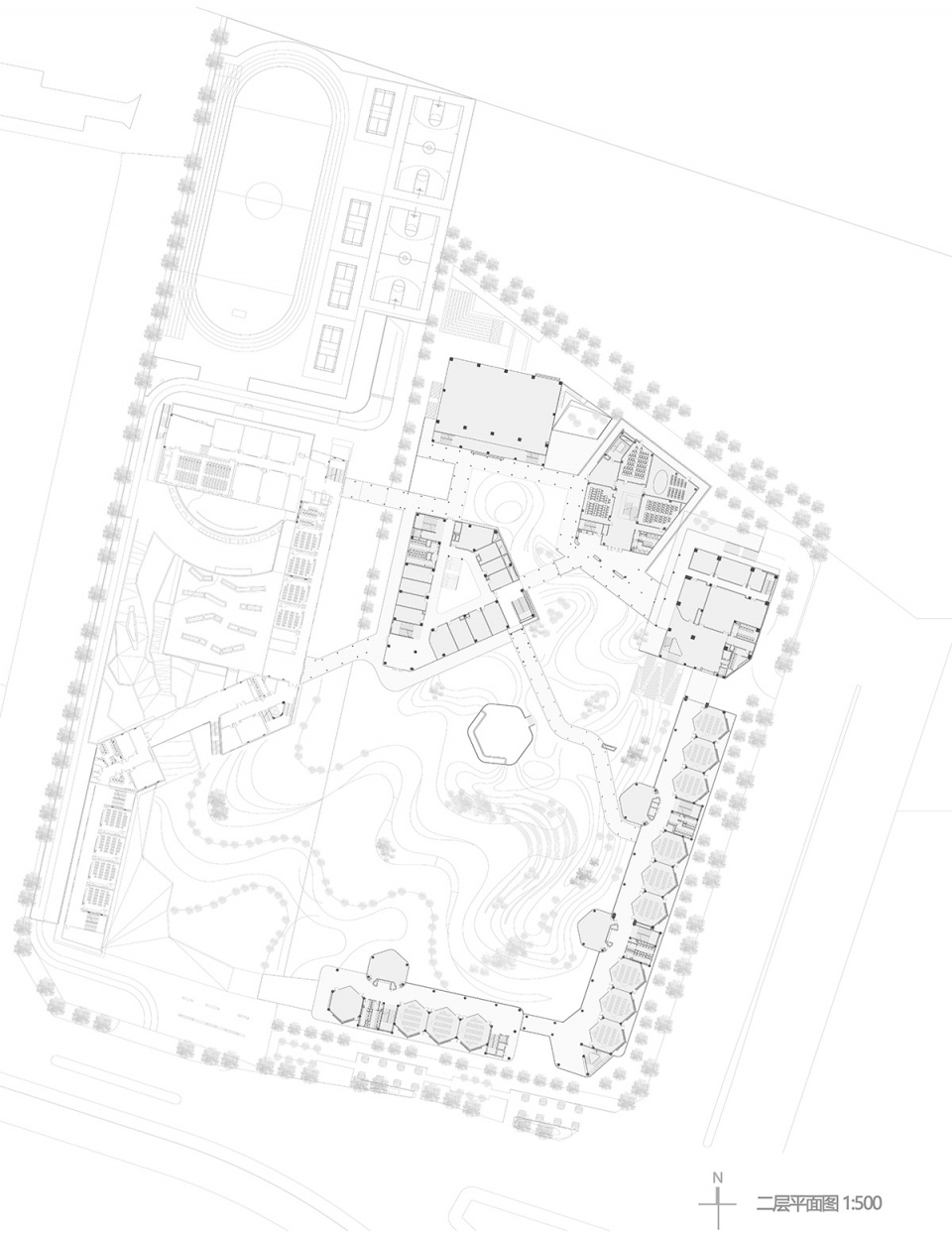 chengdu montpellier primary school extension design china by cswadi