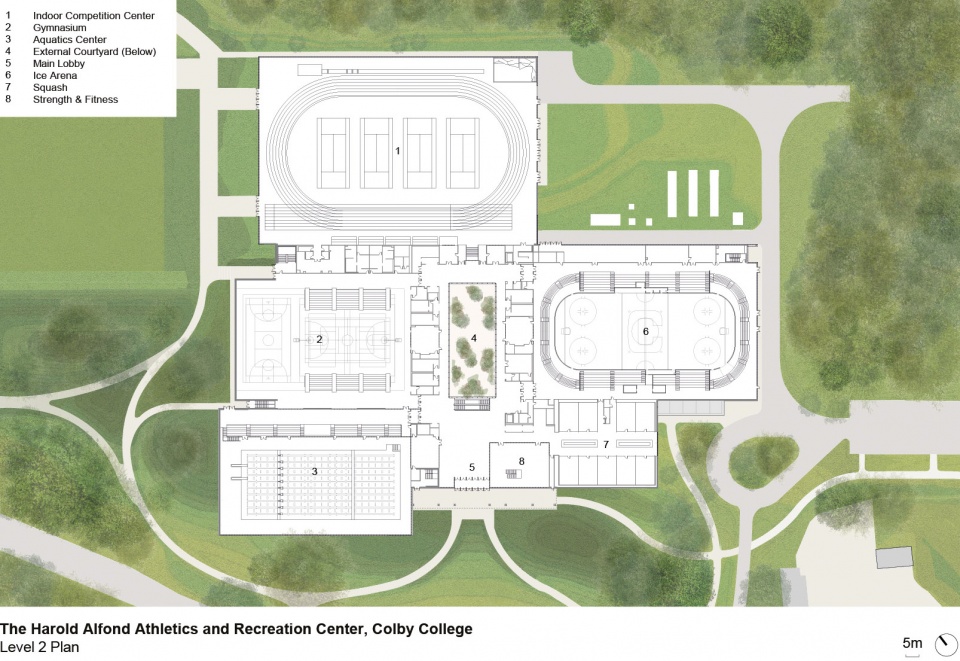 Colby College Harold Alfond Athletics and Recreation Center sasaki