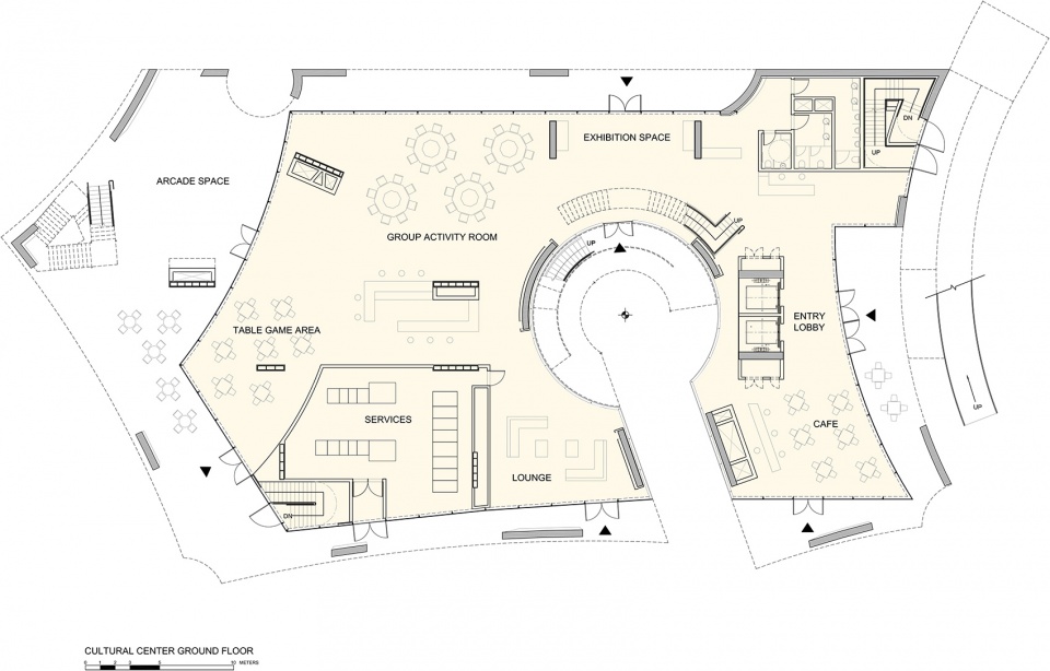 cofco cultural and health center china by steven holl architects