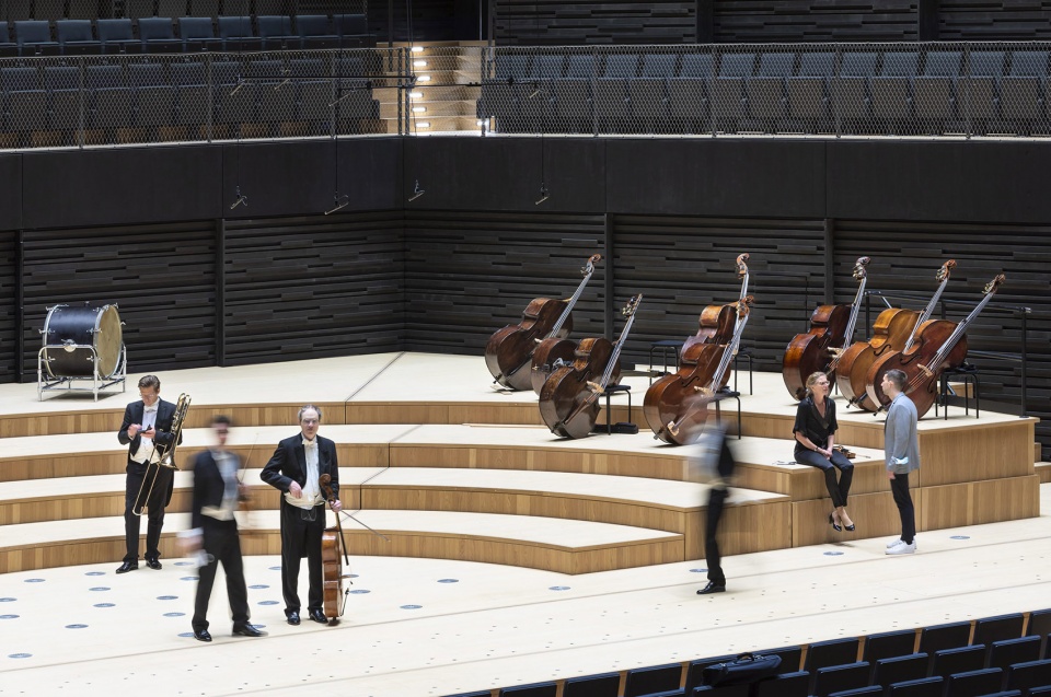 Isarphilharmonie concert hall completed in timber module construction by gmp