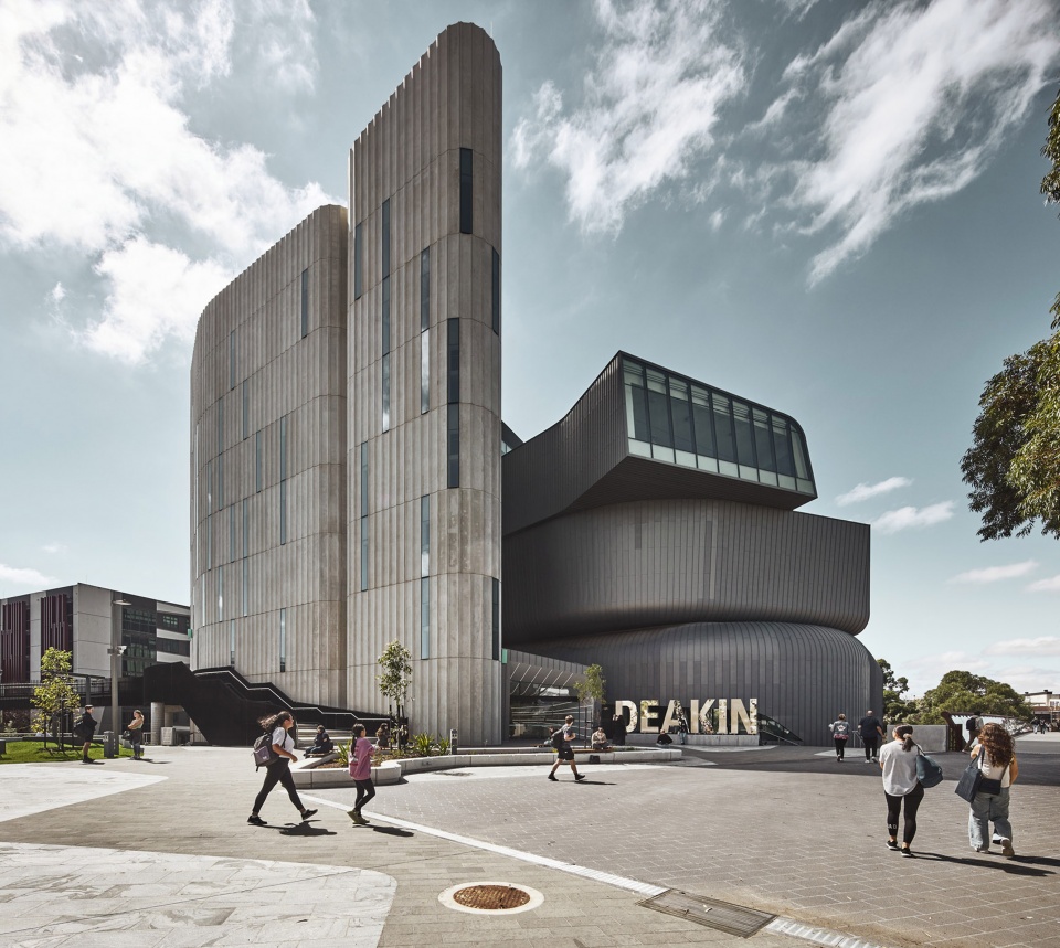 deakin law school building by woods bagot