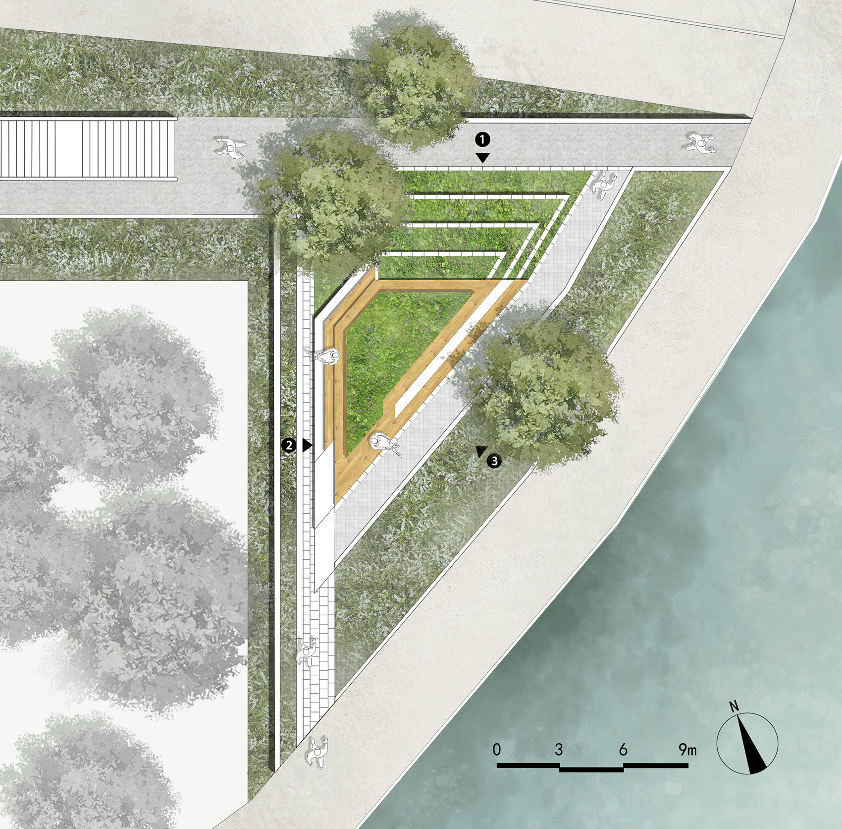 Architecture Landscape Design Of Gao Zhen Che Revolutionary 