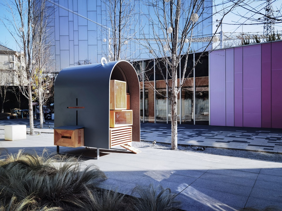 Outdoor intelligent cat nest China by Zaoshi Architecture