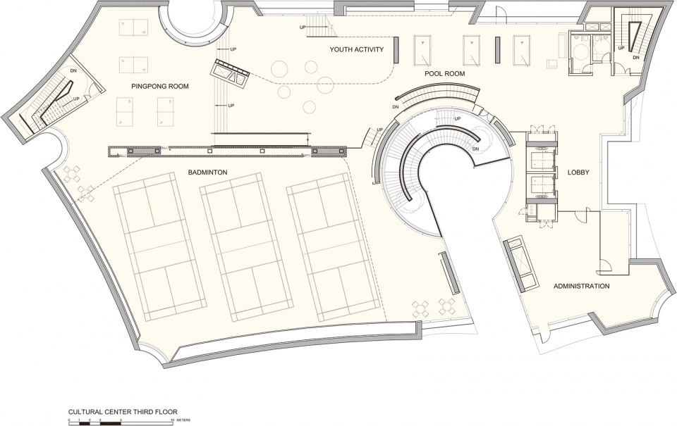 cofco cultural and health center china by steven holl architects
