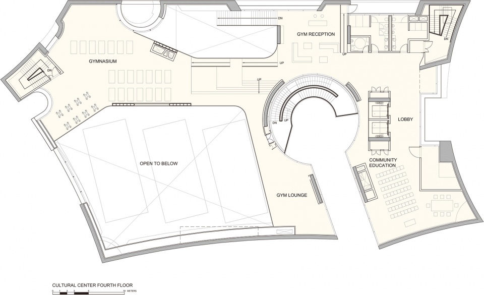 cofco cultural and health center china by steven holl architects