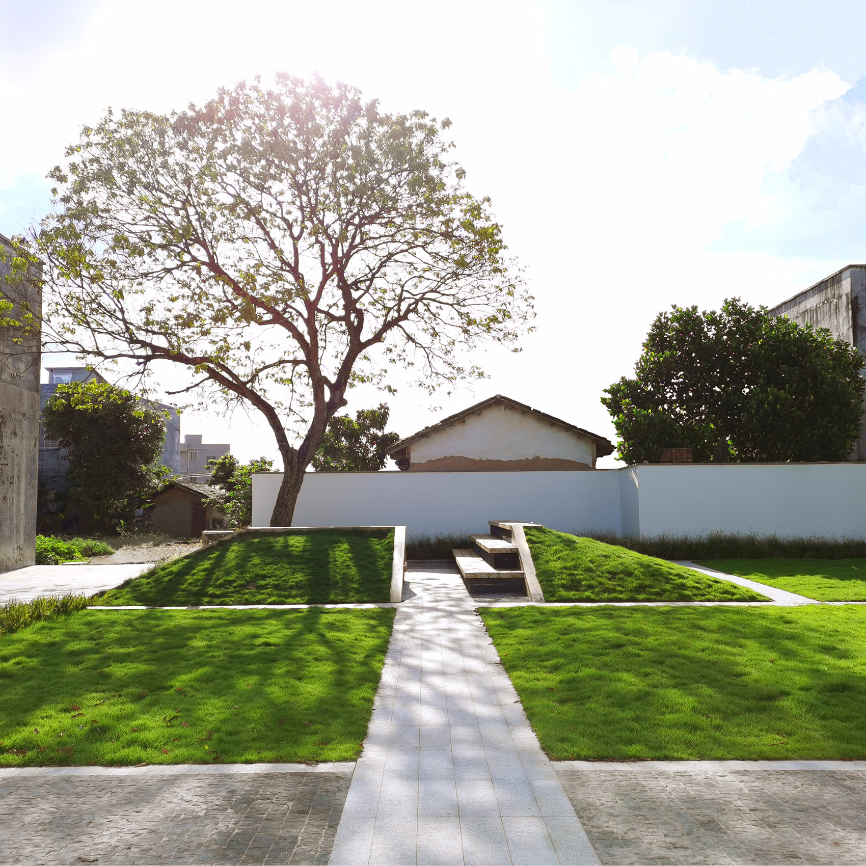 Architecture Landscape Design Of Gao Zhen Che Revolutionary 